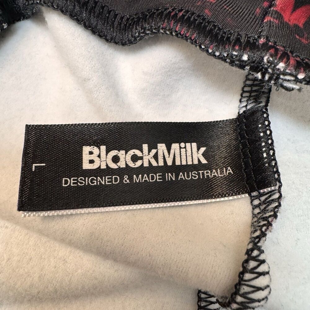 Black Milk Deaf Pretty Overalls Sz Large Skulls Whimsigoth Rockabilly Punk Red - Picture 4 of 8